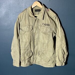 Vans Off The Wall Vintage Military Army Jacket M-65.